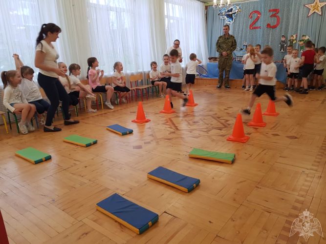 Росгвардейцы Республики Коми провели спортивный праздник для дошкольников, посвященный Дню защитника Отечества