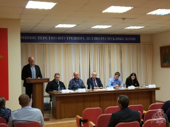 В Республике Коми обсудили вопросы взаимодействия Росгвардии и частных охранных структур