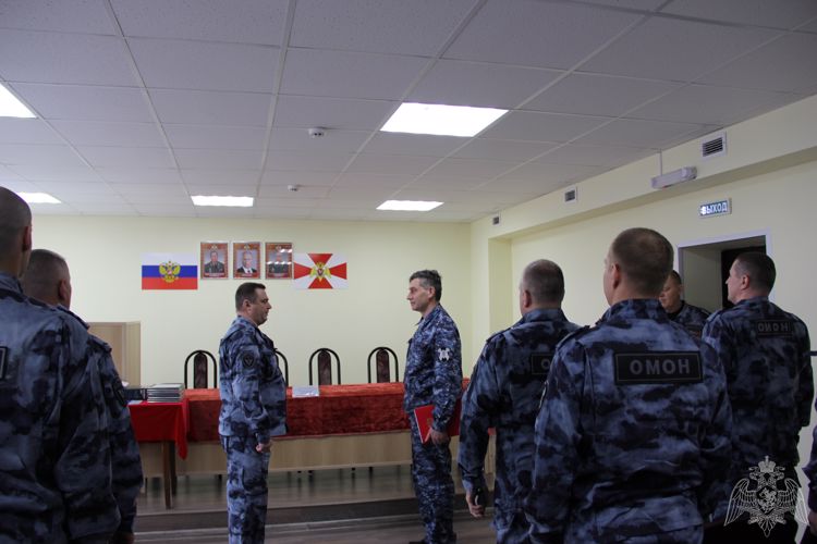 Сотрудники воркутинского ОМОН отмечают 29-ю годовщину со дня образования подразделения