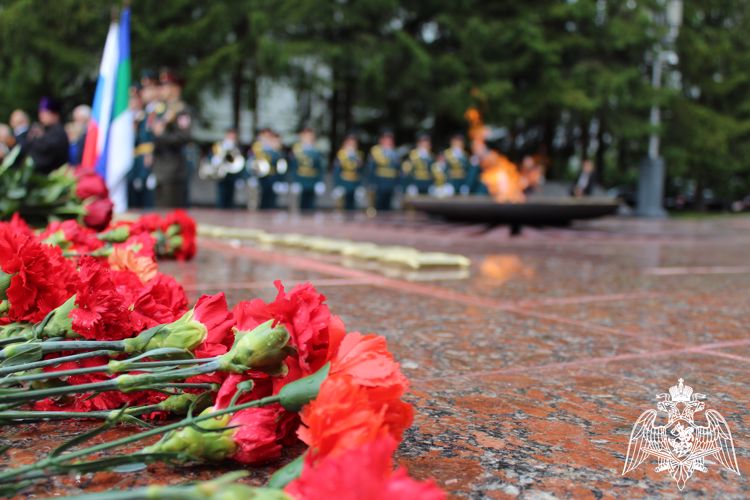 В День памяти и скорби офицеры Росгвардии почтили память героев Великой Отечественной войны