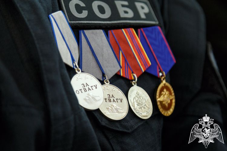 В Коми вручили государственные награды отличившимся в спецоперации росгвардейцам