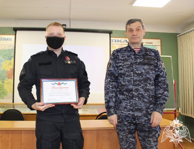 Начальник Управления Росгвардии по Республике Коми поздравил личный состав с Днем защитника Отечества