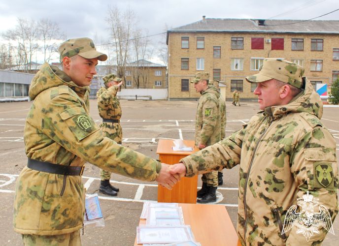 В Центре подготовки личного состава Северо-Западного округа Росгвардии состоялся выпуск специалистов
