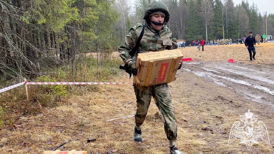 Военнослужащие Центра подготовки личного состава Росгвардии соревновались в военизированной эстафете «Zа наших»