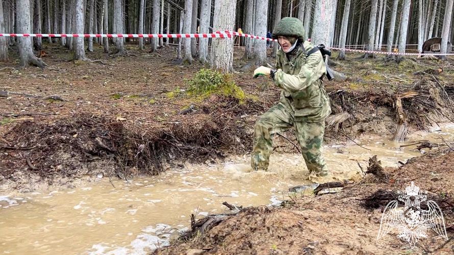 Военнослужащие Центра подготовки личного состава Росгвардии соревновались в военизированной эстафете «Zа наших»
