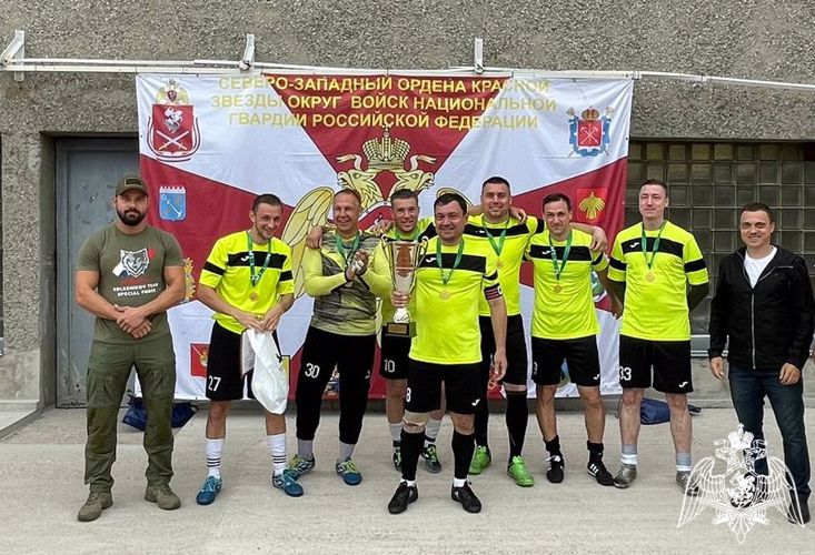 Команда Росгвардии Коми стала золотым призером чемпионата Северо-Западного округа Росгвардии по мини-футболу