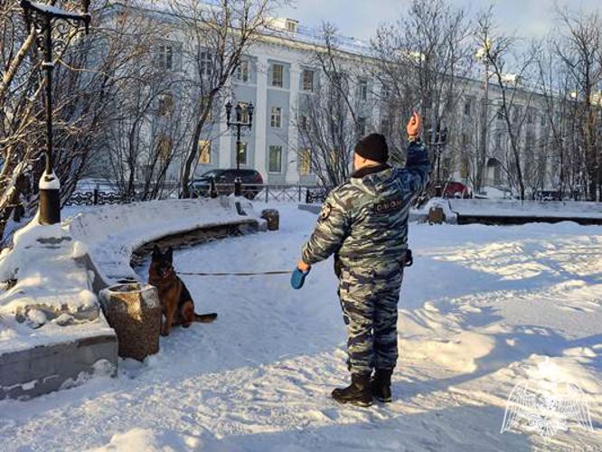 В Воркуте сотрудники ОМОН «Арктика» обследовали места проведения «Заполярных игр»