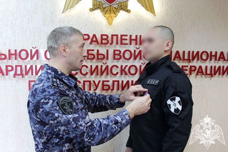 В Сыктывкаре сотрудникам Росгвардии вручены государственные награды
