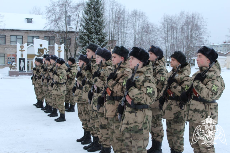 В Сыктывкаре в Центре подготовки личного состава Росгвардии завершился осенний призыв