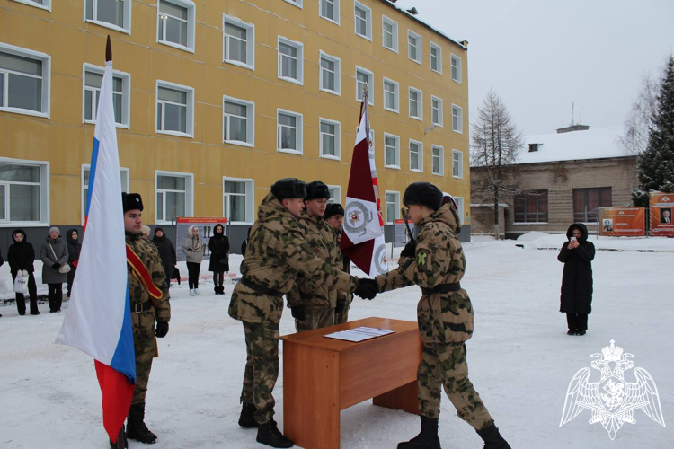 В Сыктывкаре в Центре подготовки личного состава Росгвардии завершился осенний призыв