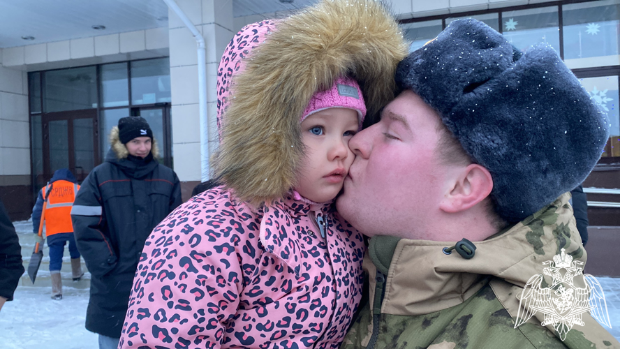 В Республике Коми более 190 призывников отправились на службу в войска Северо-Западного округа Росгвардии 