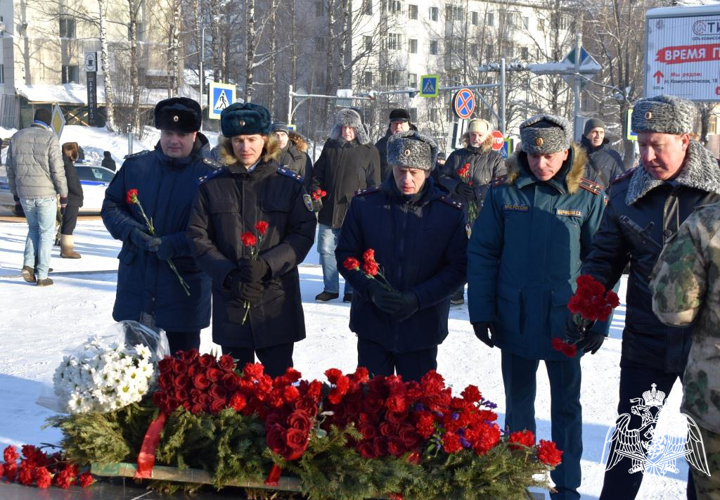 Начальник Управления Росгвардии по Республике Коми почтил память воинов-интернационалистов