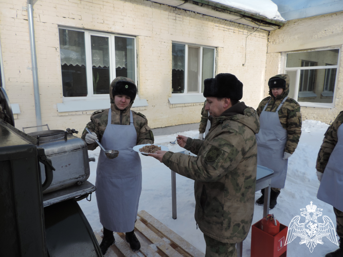 В Центре подготовки личного состава Северо-Западного округа Росгвардии выбрали лучших специалистов продовольственной службы тыла