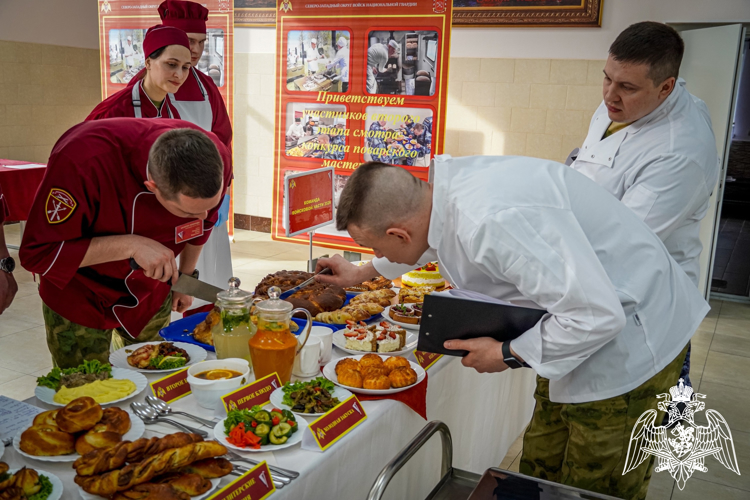 Росгвардейцы из Коми стали призерами конкурса военных поваров Северо-Западного округа Росгвардии 