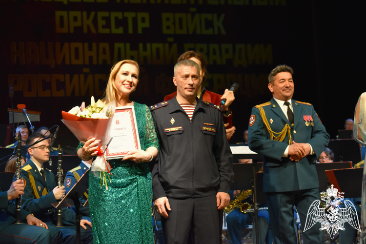 Образцово-показательный оркестр Росгвардии выступил в Сыктывкаре