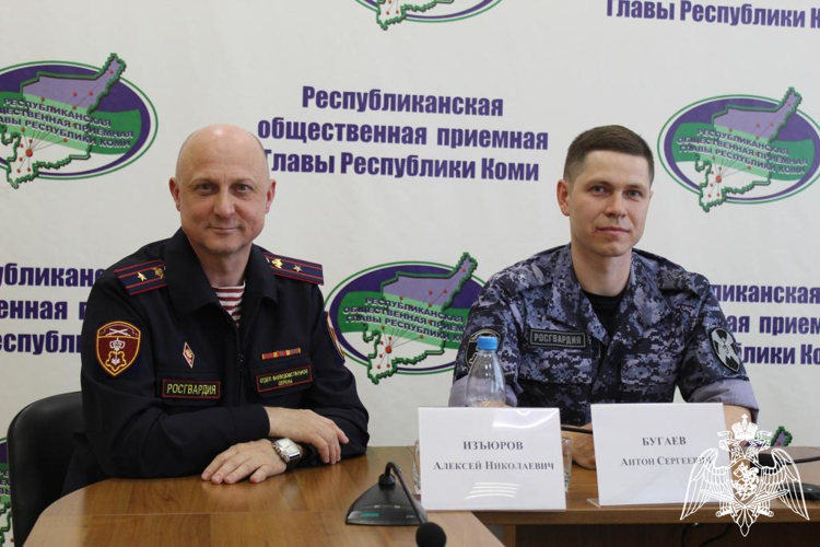 В Сыктывкаре сотрудники Росгвардии рассказали, как поступить на службу