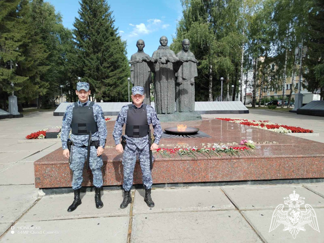 Сотрудники Росгвардии Коми обеспечили охрану общественного порядка в период проведения Дня военно-морского флота  
