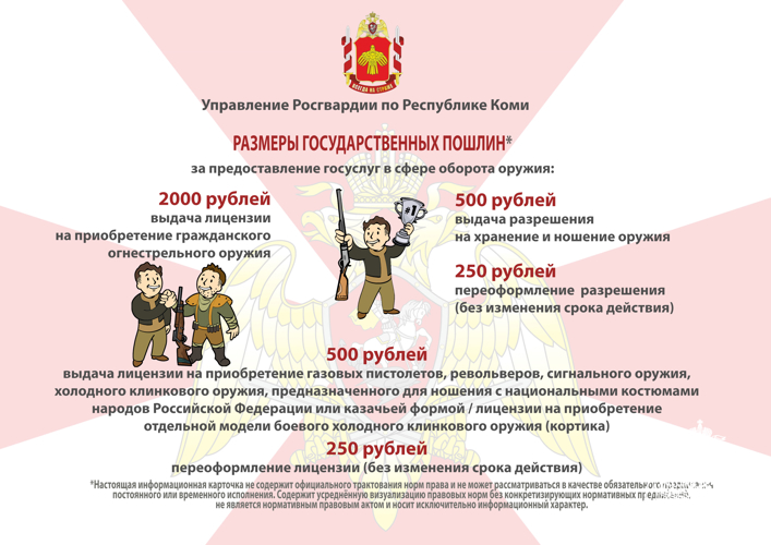 Специалисты центра лицензионно-разрешительной работы Управления Росгвардии по Республике Коми разработали памятки по безопасному обращению с оружием