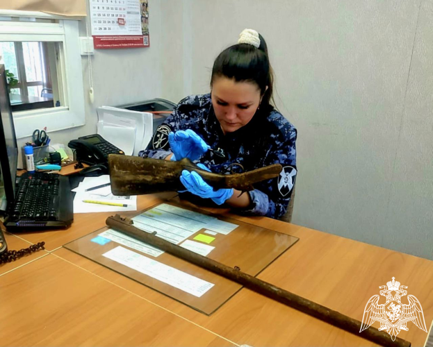 В Сыктывдинском районе сыктывкарец нашел оружие и добровольно  сдал его в Росгвардию