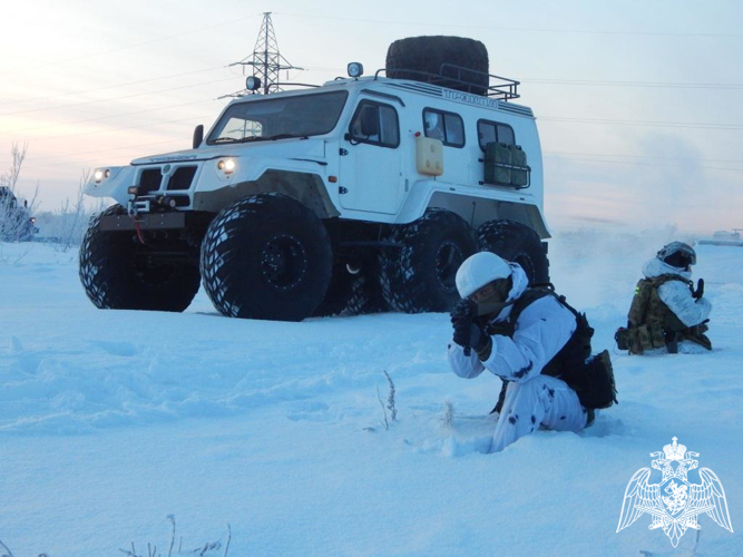 Сотрудники воркутинского ОМОН «Арктика» совершенствовали навыки в полевых условиях