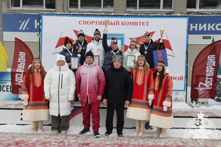 В Сыктывкаре завершились чемпионаты Росгвардии по лыжным гонкам и служебному двоеборью
