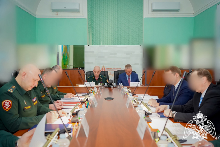 Врио начальника Управления Росгвардии по Республике Коми принял участие в заседании оперативного штаба Северо-Западного округа Росгвардии