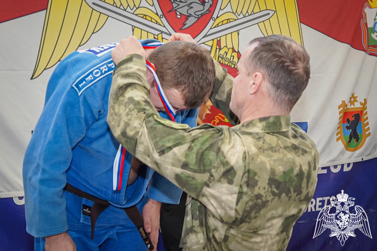 Росгвардейцы из Республики Коми приняли участие в чемпионате Северо-Западного округа Росгвардии по дзюдо