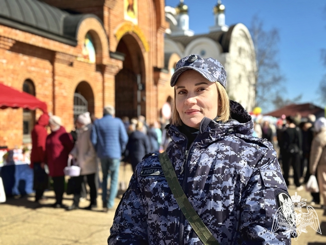 В Республике Коми росгвардейцы обеспечивают безопасность проведения пасхальных мероприятий