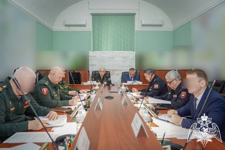 Начальник Управления Росгвардии по Републике Коми принял участие в заседании оперативного штаба Северо-Западного округа Росгвардии
