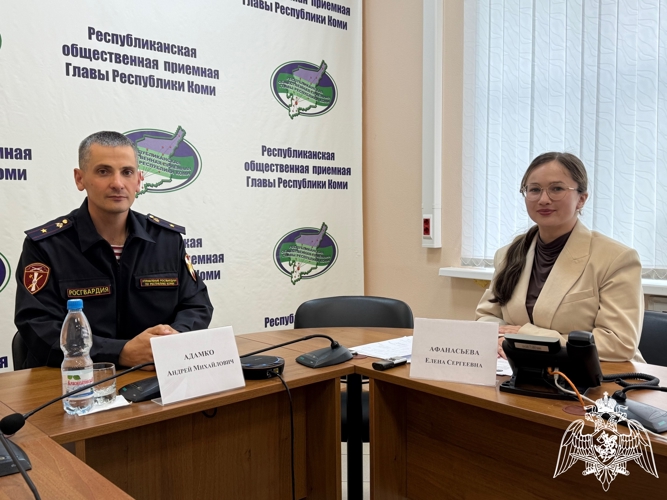 В Сыктывкаре офицер Росгвардии напомнил владельцам оружия о соблюдении установленных правил оборота оружия