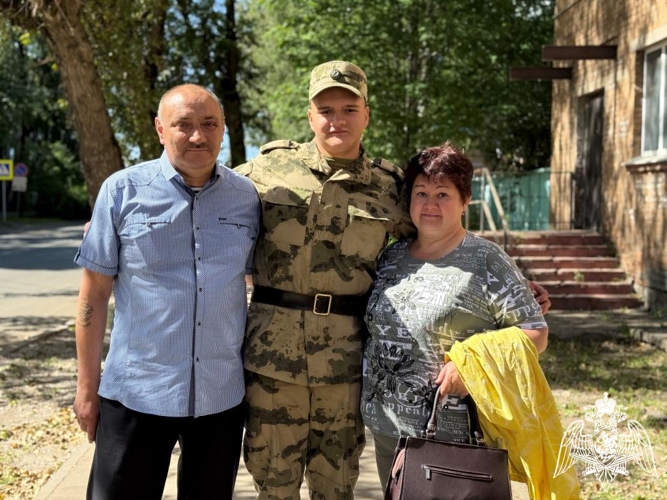 Центр подготовки личного состава Северо-Западного округа Росгвардии пополнился призывниками