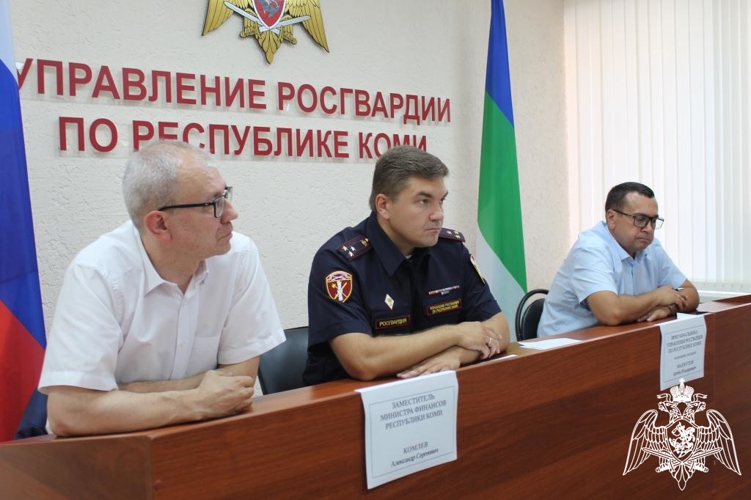 В Управлении Росгвардии по Республике Коми прошло координационное совещание с частными охранными организациями