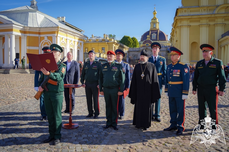 Первокурсники из Республики Коми приняли Военную присягу в Военной академии Росгвардии в Санкт-Петербурге 
