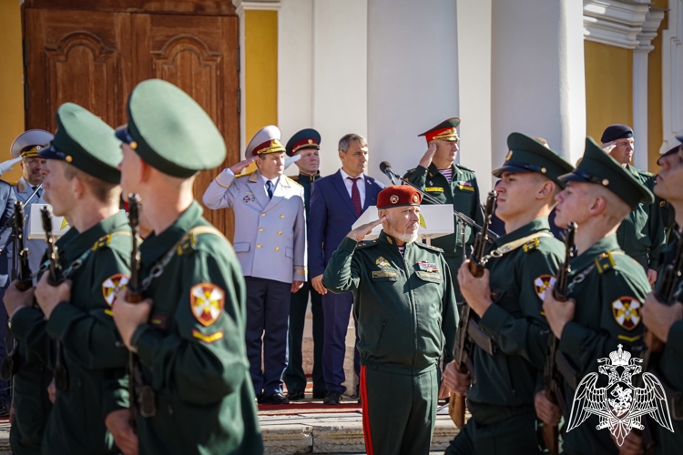 Первокурсники из Республики Коми приняли Военную присягу в Военной академии Росгвардии в Санкт-Петербурге 