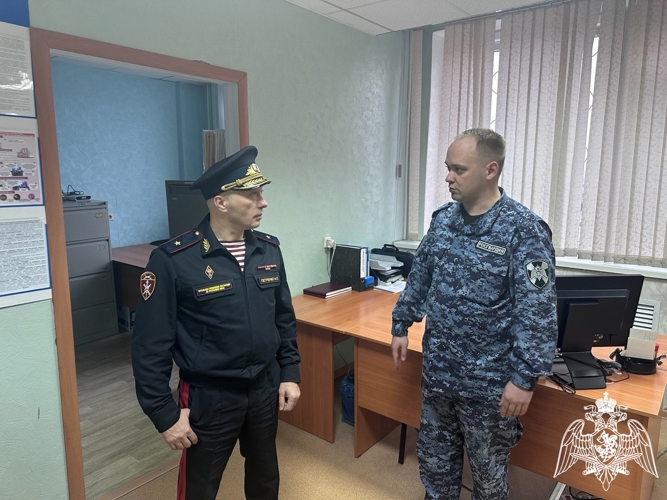 Начальник Управления Росгвардии по Республике совершил рабочую поездку в Усинск