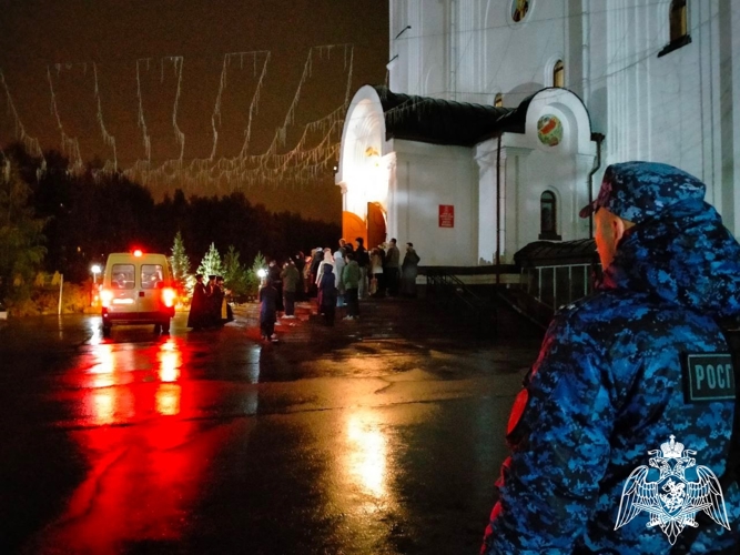 В Сыктывкаре росгвардейцы обеспечили безопасность религиозного мероприятия
