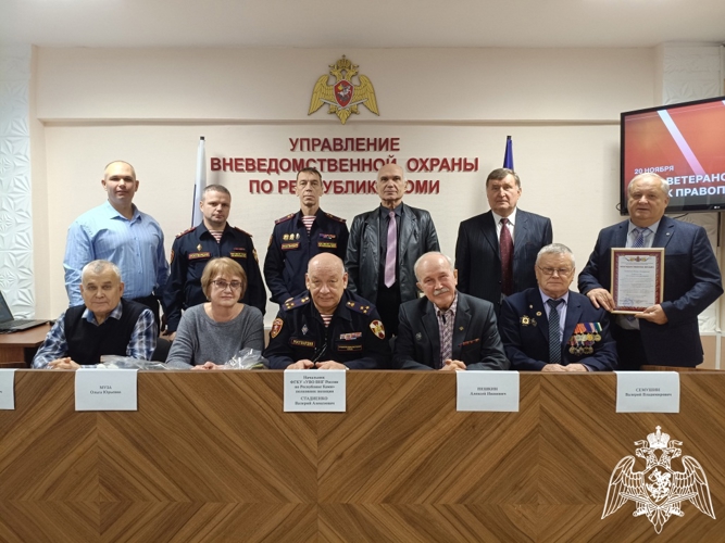 В Республике Коми прошли мероприятия ко Дню ветерана войск правопорядка