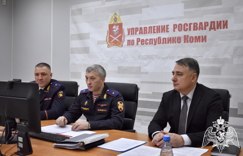 Оперативный штаб Северо-Западного округа Росгвардии обсудил обеспечение безопасности новогодних праздников