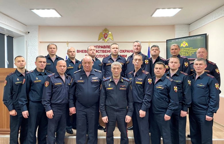В Сыктывкаре завершился учебно-методический сбор с начальниками подразделений вневедомственной охраны Росгвардии