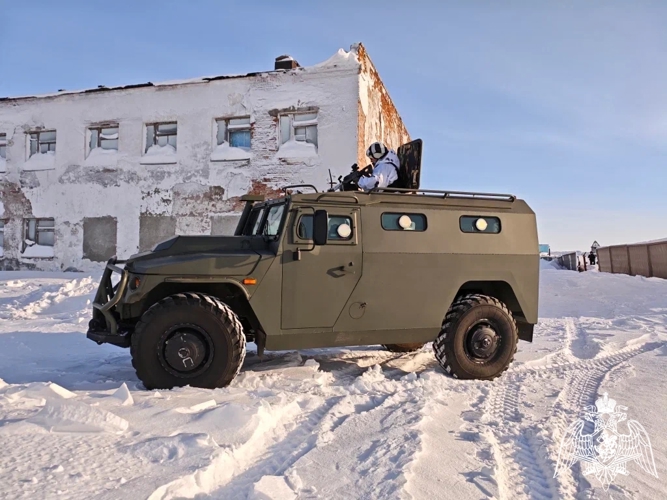 В Воркуте сотрудники ОМОН «Арктика» Росгвардии приняли участие в командно-штабных учениях