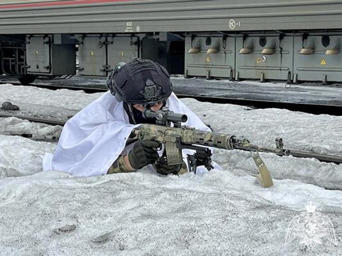 Росгвардия Коми отработала действия на объектах железнодорожного транспорта в ходе учений