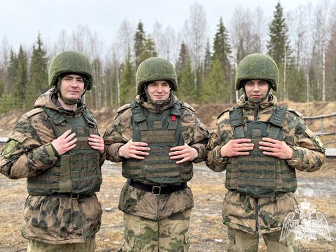 Практические занятия по специальной подготовке прошли в Сыктывкаре для военнослужащих по призыву