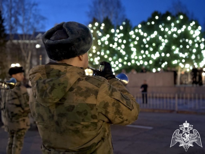 В Сыктывкаре военнослужащие Росгвардии готовятся к торжественному шествию в честь 81-й годовщины Победы