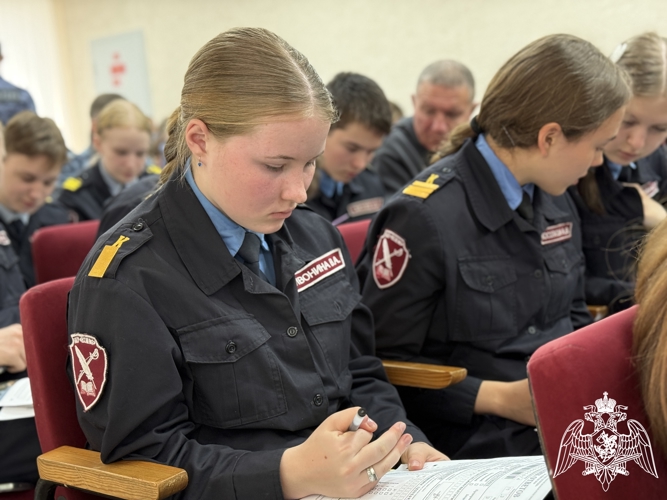 Росгвардейцы Республики Коми приняли участие во Всероссийской акции «Диктант Победы»