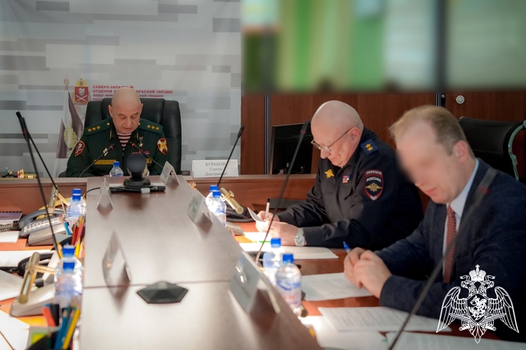Начальник Управления Росгвардии по Республике Коми принял участие в заседании оперативного штаба Северо-Западного округа Росгвардии