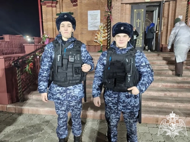 Росгвардейцы обеспечивают безопасность пасхальных мероприятий в Республике Коми