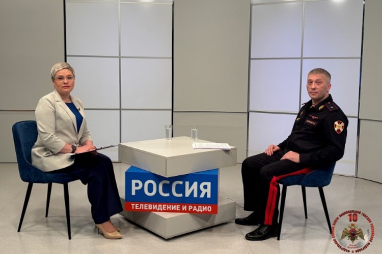 Начальник Управления Росгвардии по Республике Коми выступил в эфире программы «Вести-интервью» на телеканале «Коми Гор»