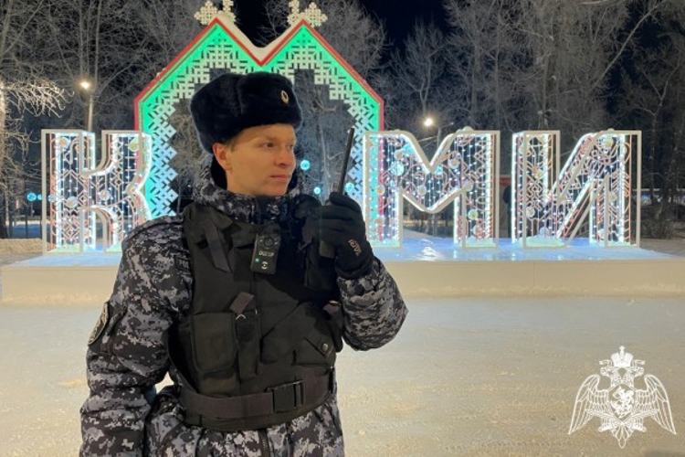 В Республике Коми росгвардейцы обеспечат правопорядок и безопасность граждан в новогодние праздники