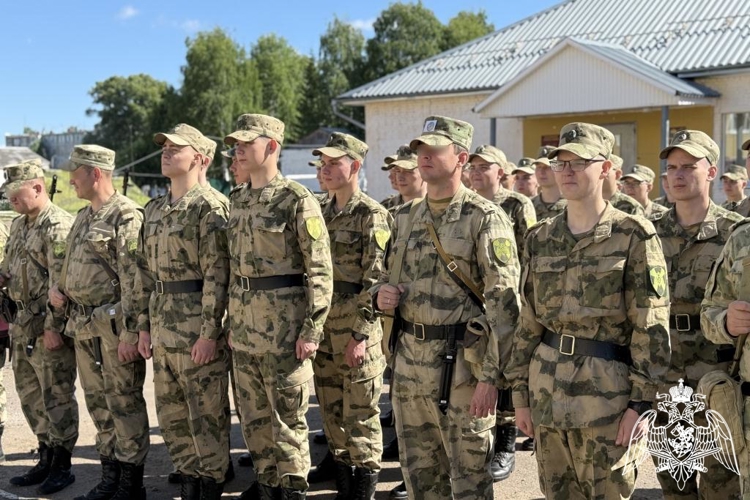 В Центре подготовки личного состава Северо-Западного округа Росгвардии стартовали военные сборы