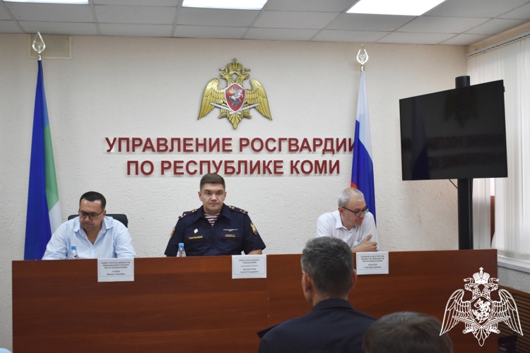 В Управлении Росгвардии по Республике Коми состоялось координационное совещание с частными охранными организациями  